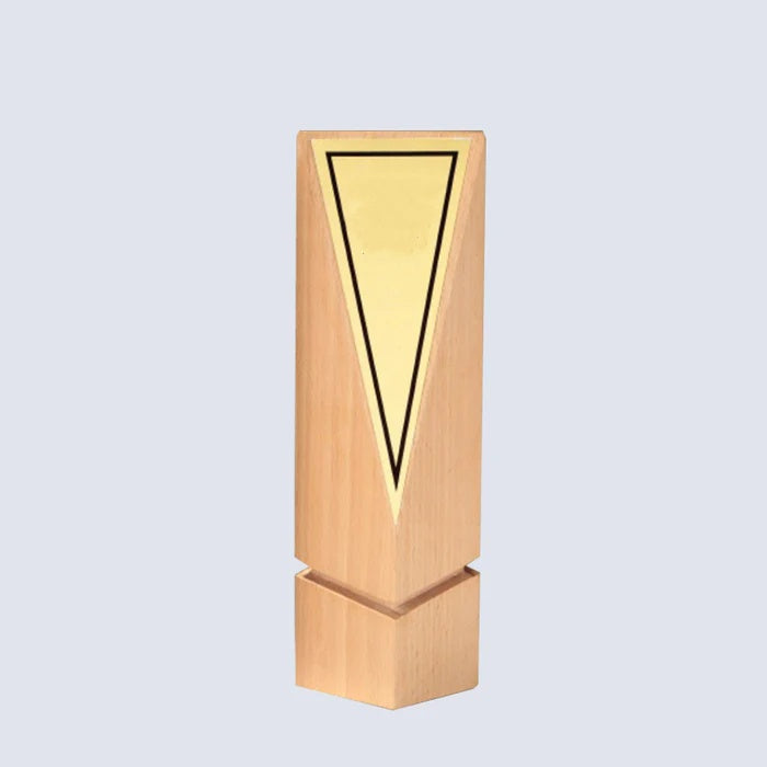 Solid wood creative trophy
