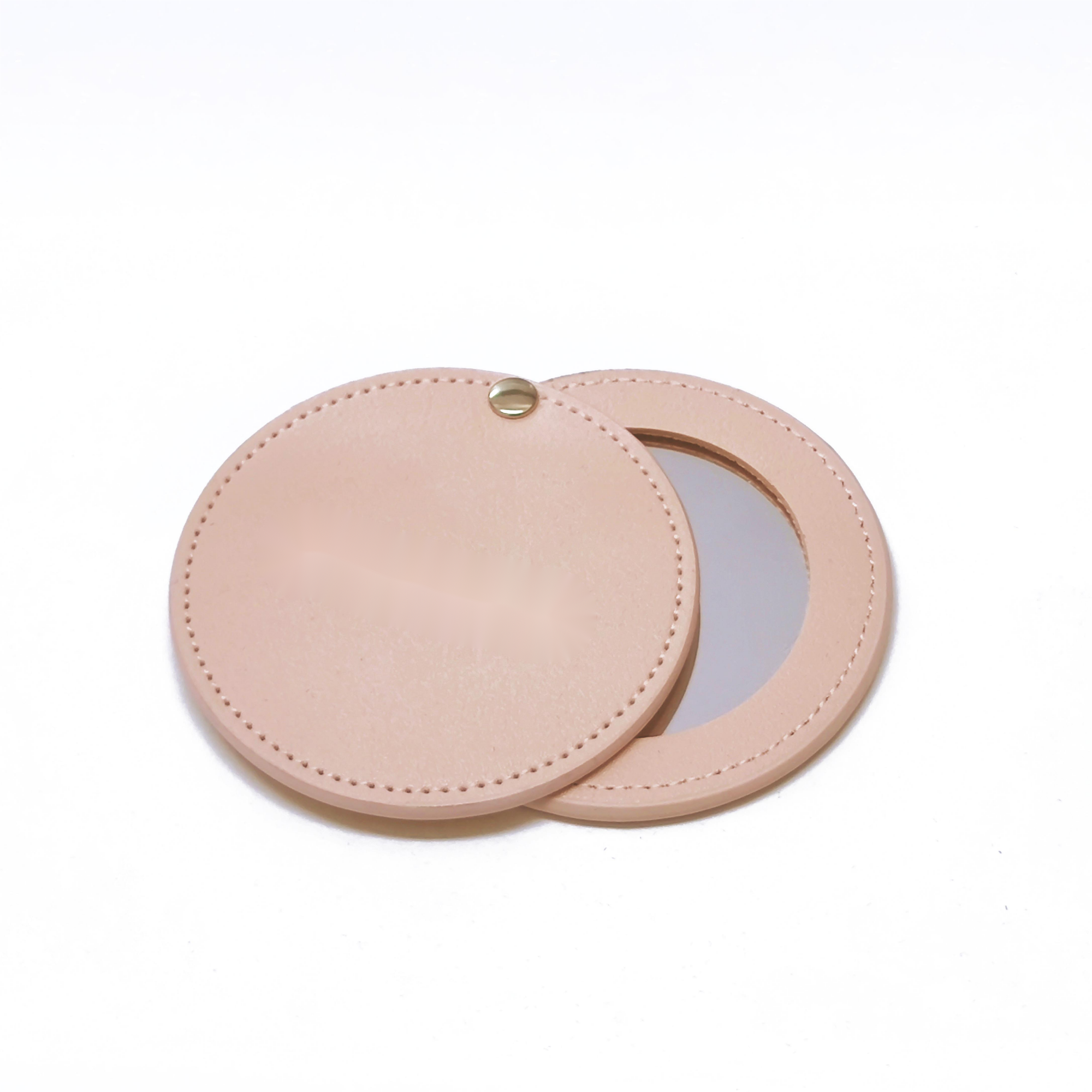 Portable handheld makeup mirror