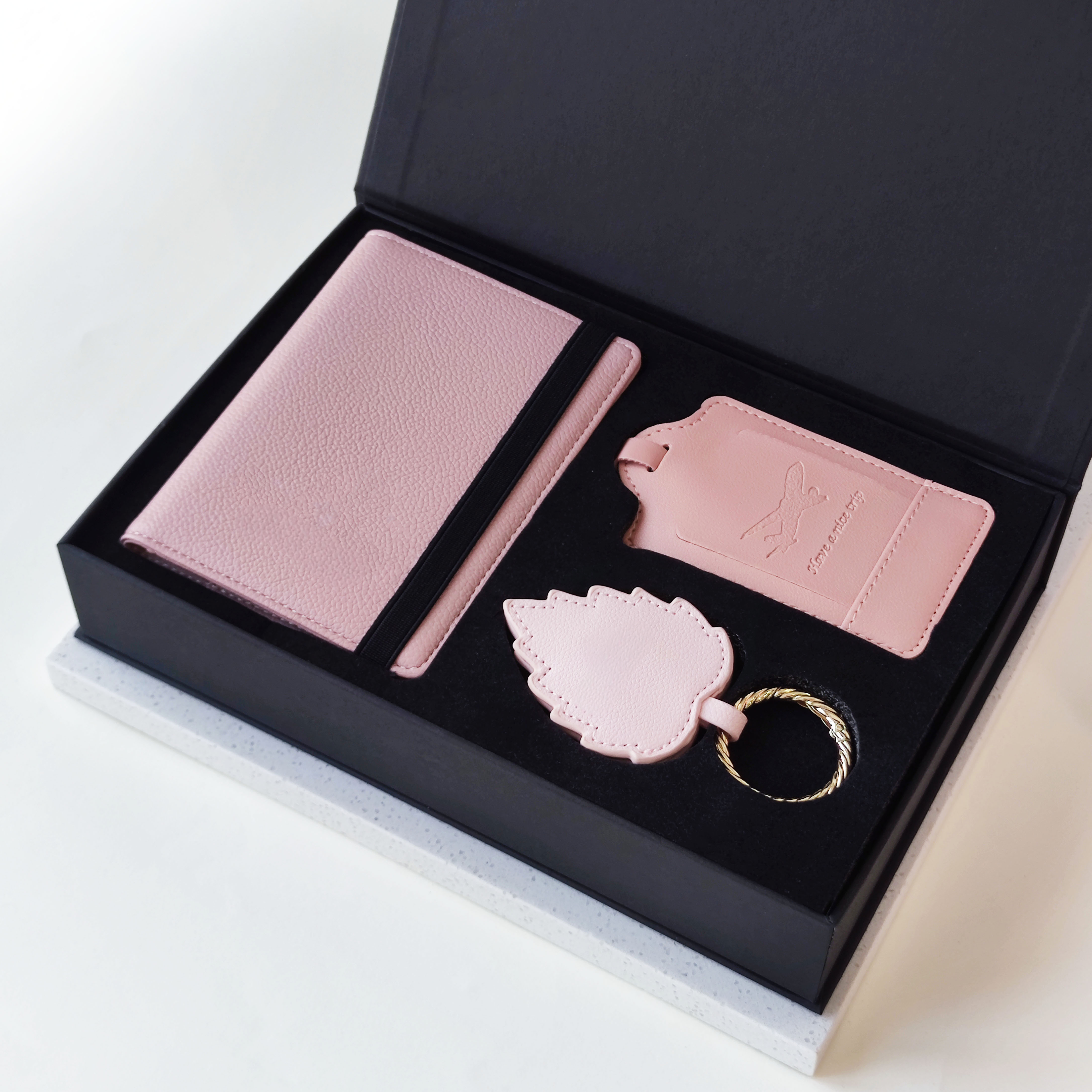 Business pink gift set