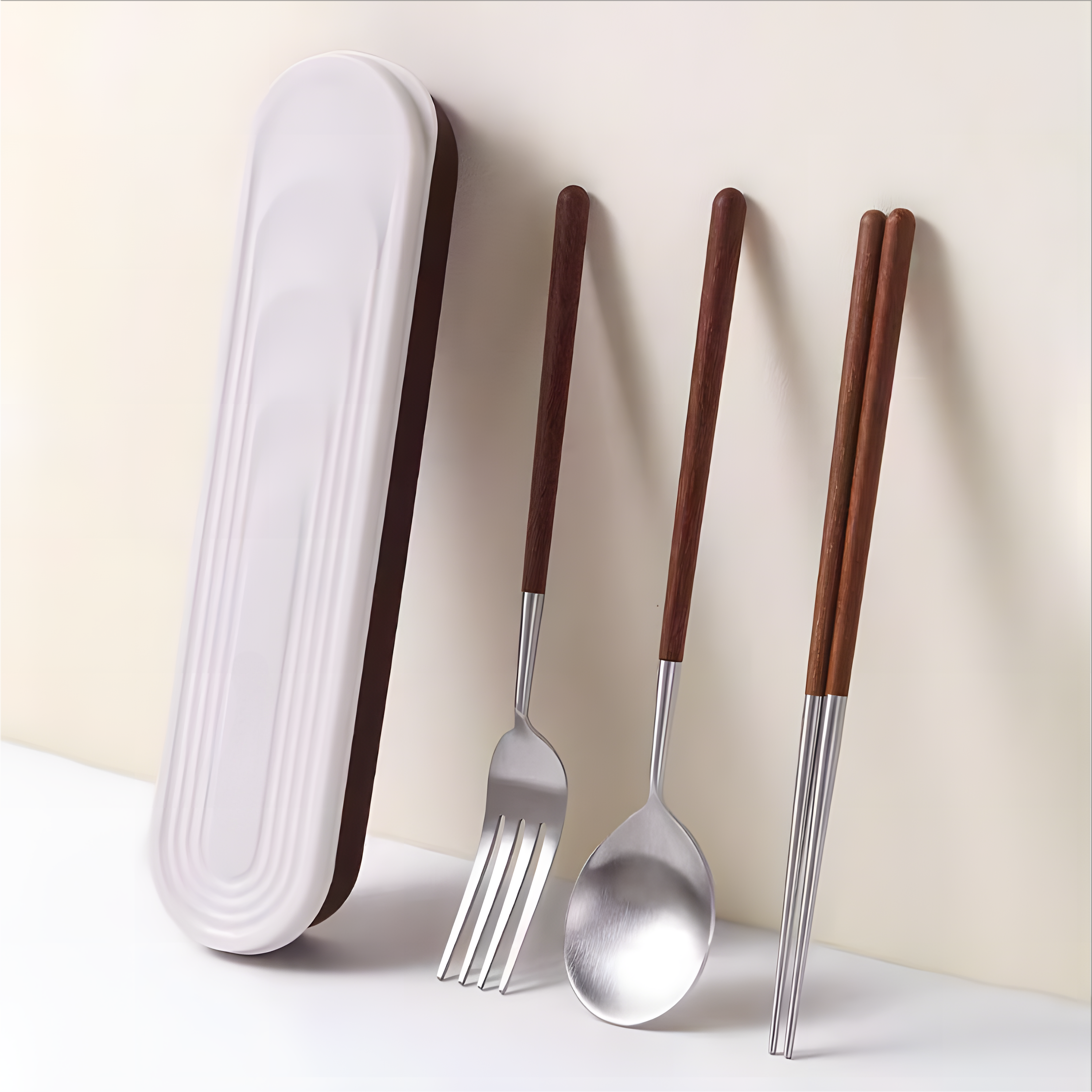 Portable cutlery set