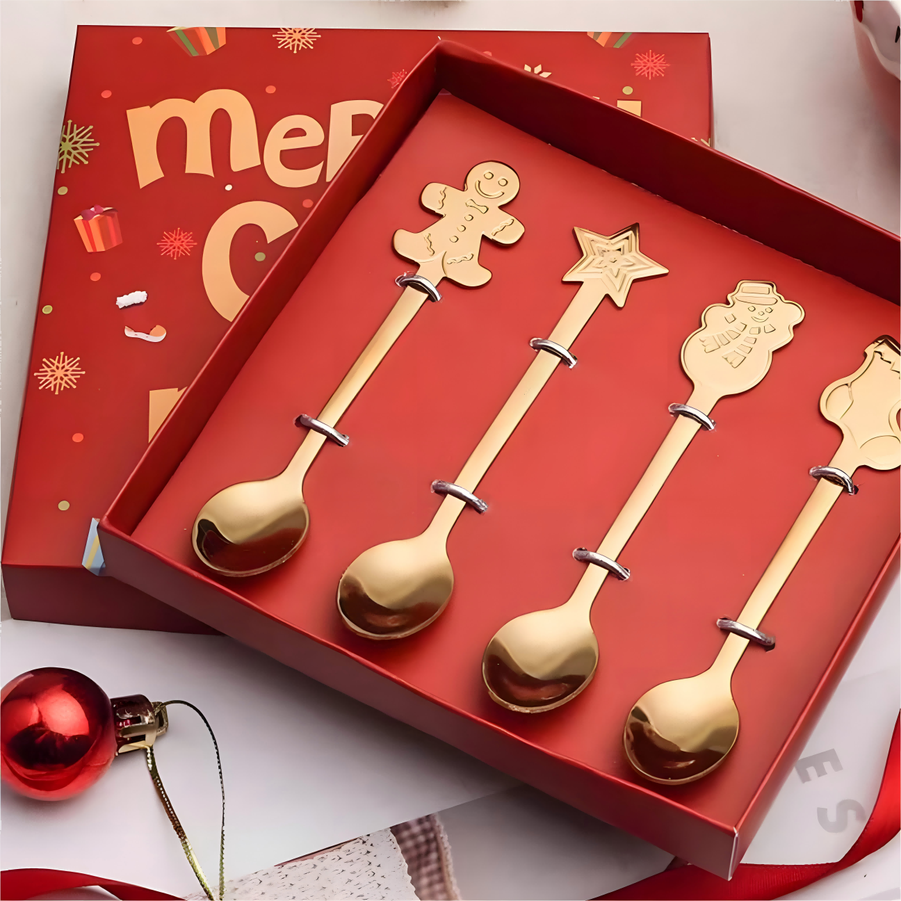 Christmas spoon set