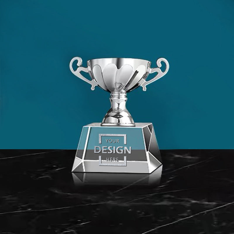 [Crystal Award] Metal Crystal Trophy