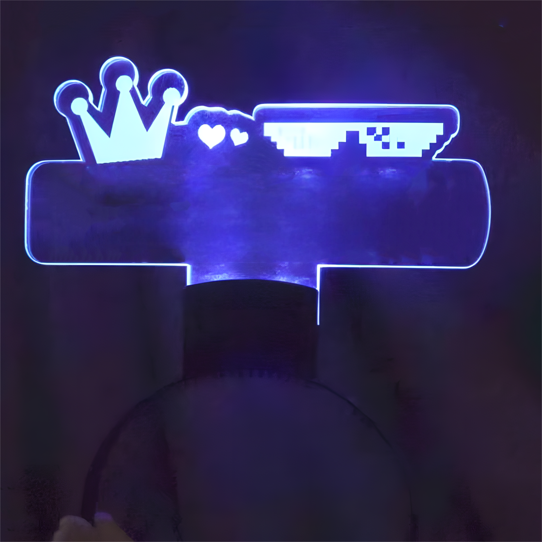 Luminous headband light sign