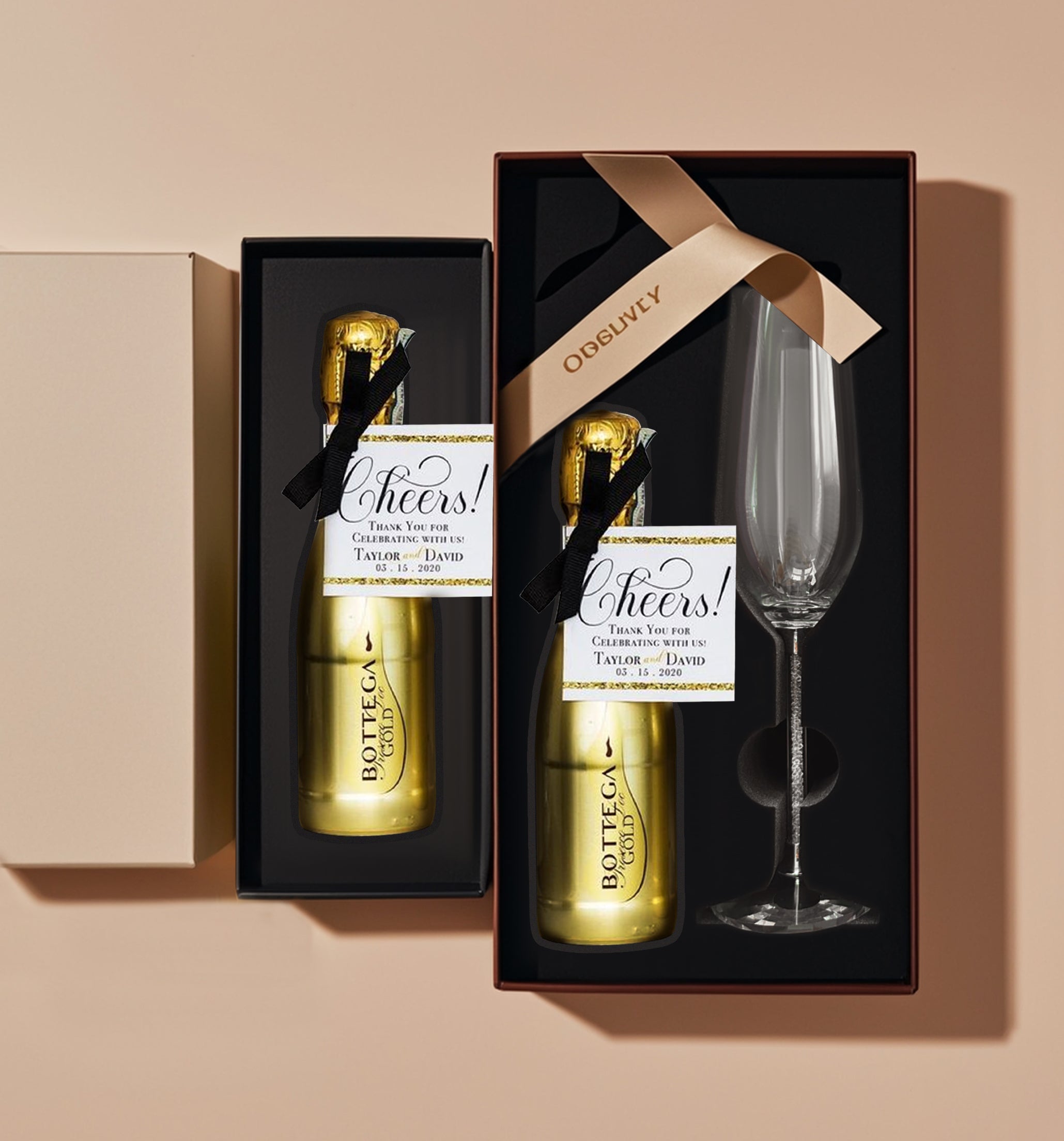 Mini Champagne gift set
