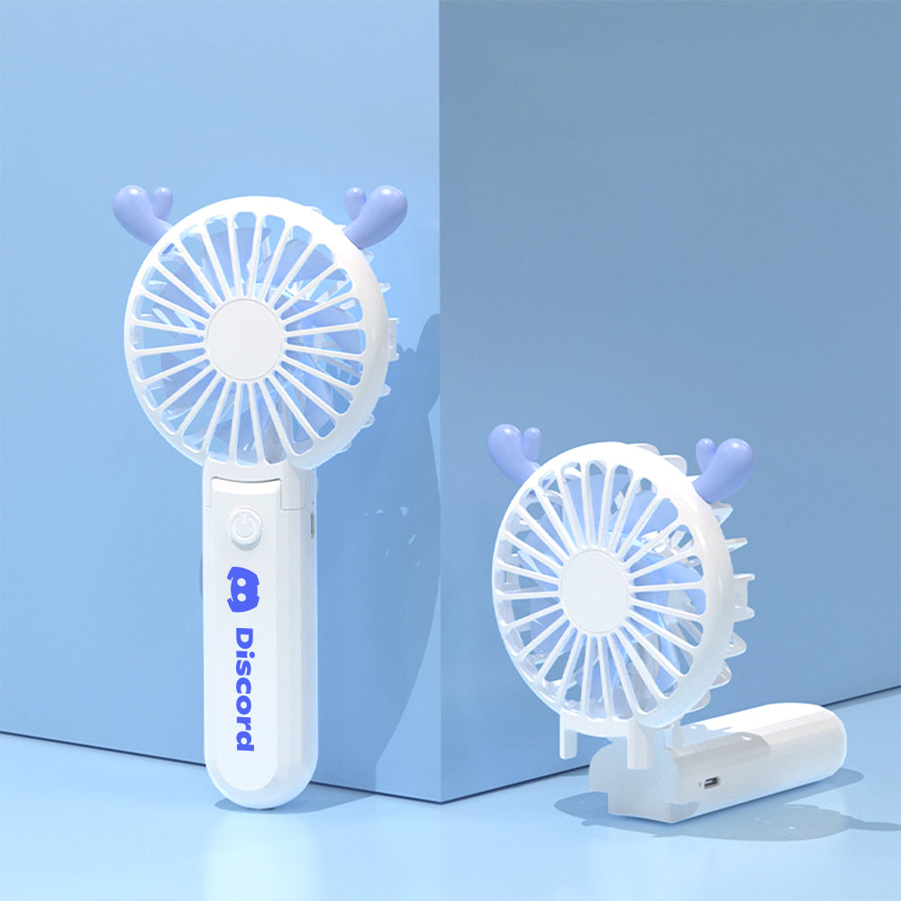Handheld Foldable Cute Design Fan