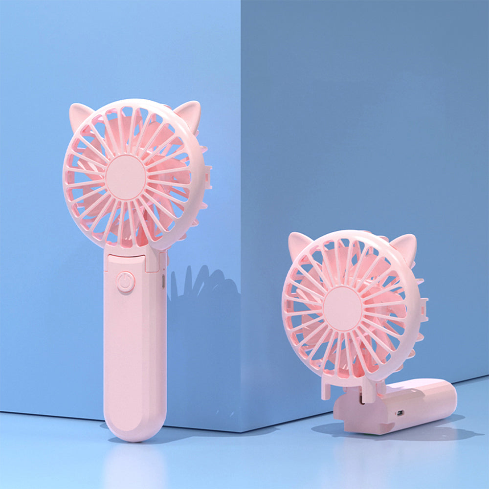 Handheld Foldable Cute Design Fan