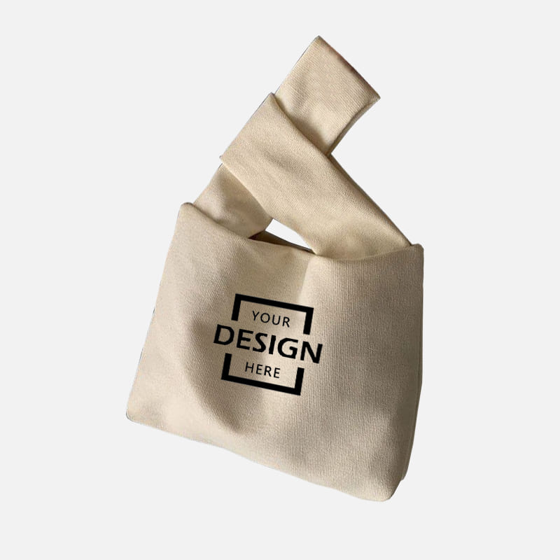Solid Color Canvas Tote  Bag
