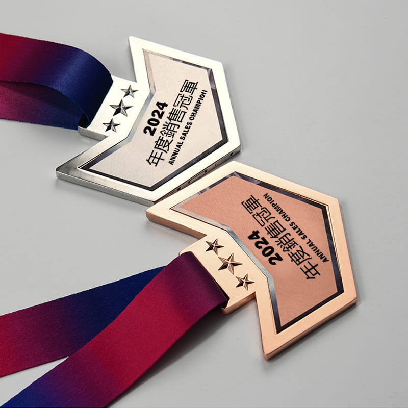 Three-in-one Spliced Metal Medal