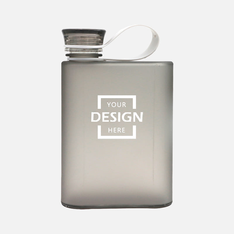 Frosted Square Flat Water Bottle