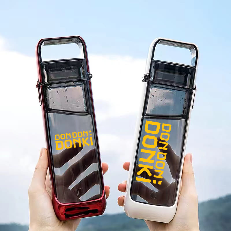 Portable metal square water bottle